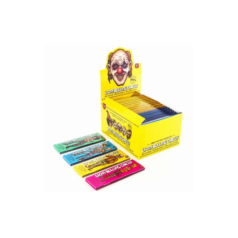 PAPEL TRANSPARENTE 1.1/4 (24UNID) LION ROLLI | Green Monkey Grow Shop