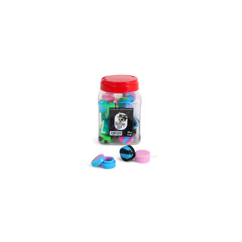 Botes silicona 2 ml,poppins lab