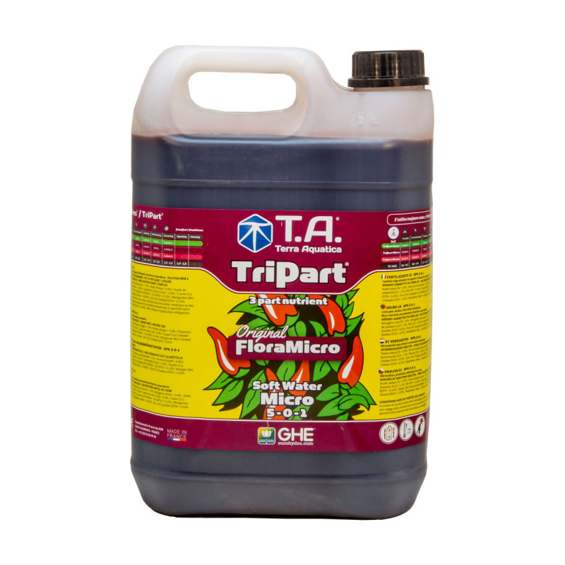 Tripart micro agua blanda terra aquatica · Terra aquatica | Green Monkey Grow Shop